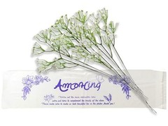 Artificial Baby’s Breath Flowers, 8 Pcs White Babies Breath Flowers Artificial