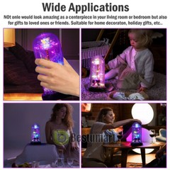 Eternal Rose Flower LED Enchanted Galaxy Rose LED Light Valentine’s Gift