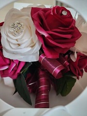 Pink & Ivory Luxury Bouquets for Quincenera & Wedding