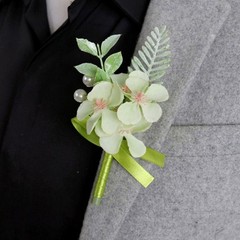 Nature Greenery Corsage Daily Wear Flower Pin Stylish Artificial Plant Lapel