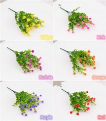 US 4pcs Faux Lotus Ornament for Home Garden Artificial Flower Office Shop Decor