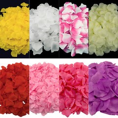 1000~5000pcs Various Colors Silk Flower Rose Petals Wedding Party Decorations