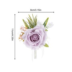 Delicate Faux Flower Bouquet Accessory for Bride and Bridesmaids Wedding Day