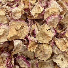20c/2.4oz FRAGRANT REAL Dried ROSE PETALS PINK WHITE Biodegrad Wedding Confetti