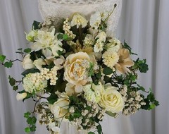 Wildflower Gatherer Garden Faux Flower Wedding Bouquet