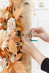 Artificial Arch Flowers Kit Pack of 5, Wedding Decorations for Reception with Ha