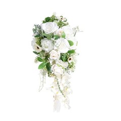 Wedding Bridal Bouquet Lightweight Bridal Hand Flower for Party Outdoor Home