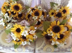 wedding flower bouquets bridal decorations sunflowers or your choice