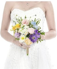 Wedding Bouquets for Bride – Roses Flower Bouquets for Wedding or Centerpieces