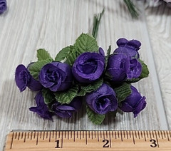 Purple/White/Silver Mini Flowers for Crafts or Bouquets/Wreaths