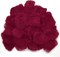 500 Dark Red Rose Petals – Lightweight, Reusable, and Stylish Decor Solution
