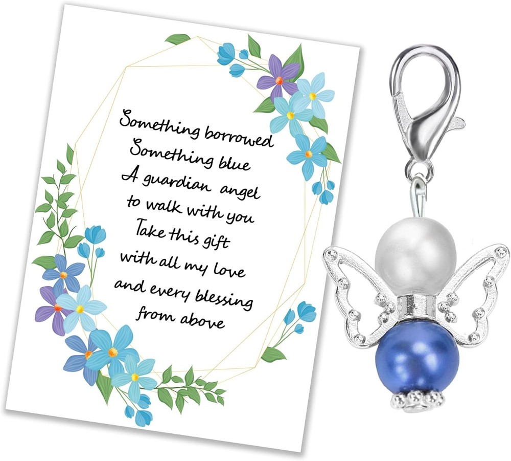 MKISHINE Something Blue for Bride to Be on Wedding Gifts Bridal Angel…