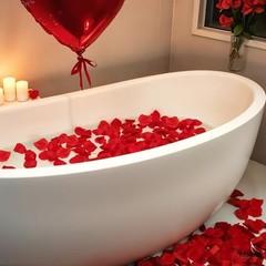 , Artificial Rose Petals – 1000 Pcs Silk, Fake Rose Petals for Mothers Day Red