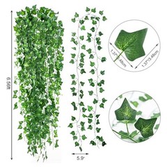 14 Pack 98 Feet Fake Ivy Leaves Artificial Garland Greenery Hanging Plant