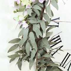 FROSTED GREEN 5 ft long Artificial Willow Foliage Garlands Wedding Decorations