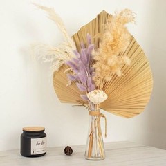 LAVENDER 50 Stems 15″ Rabbit Tail Dried Natural Pampas Grass SPRAYS Party Events