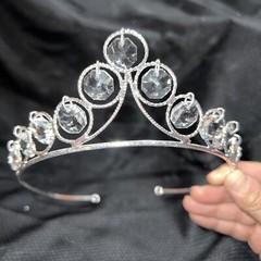 Quinceañera Bouquet Purple / Black/ Rhine Stone Hair Accessory Ramo Quinceañera
