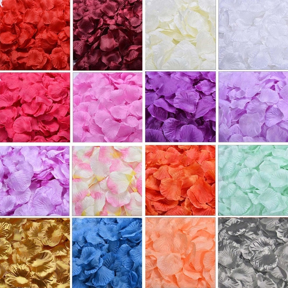 500x Rose Petals Flower Silk Artificial Flowers Table Confetti Home Wedding Deco