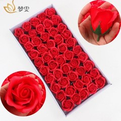 Artificial Foam Rose Flower Heads Pink Blue Purple Red for Wedding Decoration