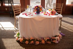 Wedding Fabric Garland 18 feet Purple Wisteria Peony Dogwood Gazebo Decoration