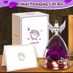Birthday Day Rose 4.3 inches (W) x (D) x 6.3 (H), Purple