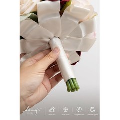 Bridesmaid Bouquet Artificial Flowers Wedding Decoration Tossing Props Ceremony