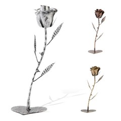 AevrBlos Iron 6 Year for Her, Metal Rose – 6th/11th Anniversary Gift