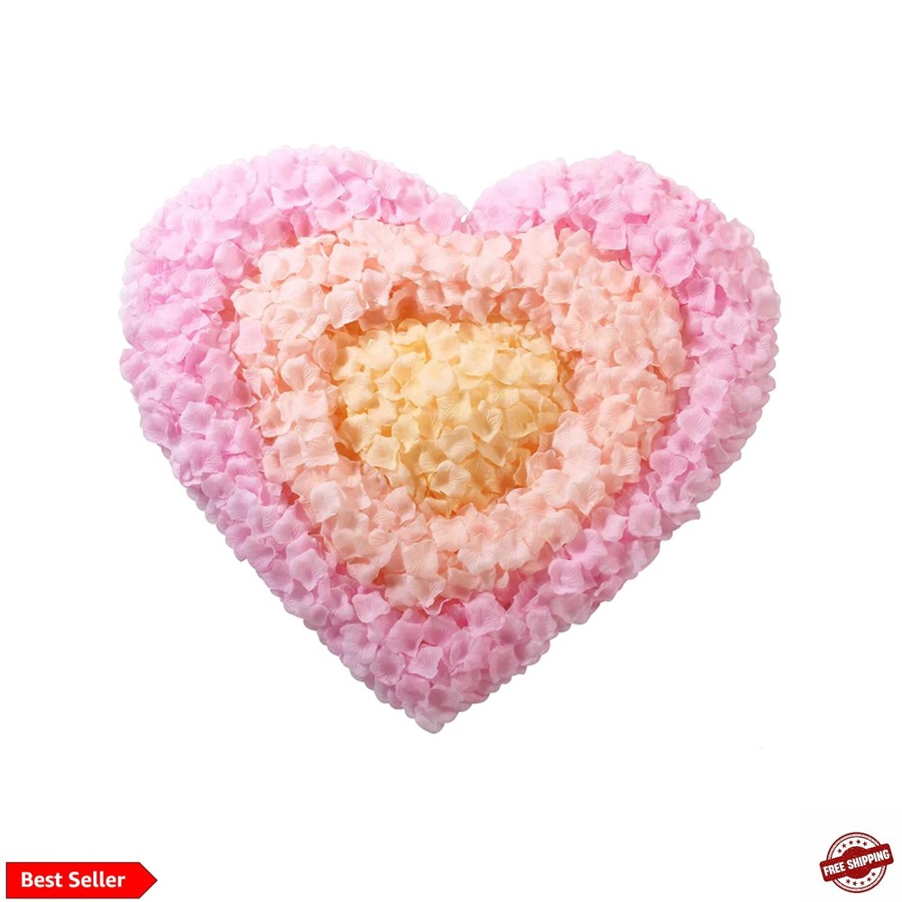 2200 PCS Silk Flower Rose Petals for Wedding Decorations Light Pink
