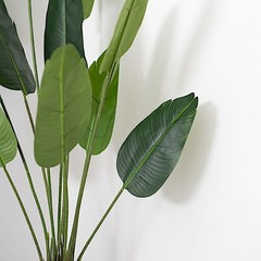 2 Green 3 ft Bird of Paradise Potted Artificial Plants Party Home Decorations
