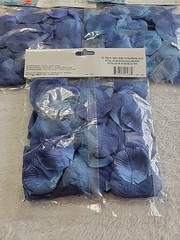 NOS Darice Victoria Lynn Rose Petals Royal Blue 100 Per Pkg Qty 3pkgs/300