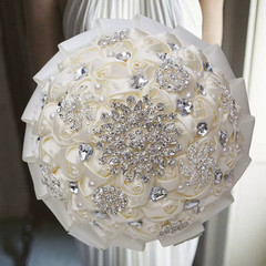 I Cream Wedding Bouquet Artificial Flowers Bouquet Decoration for Wedding Party
