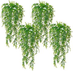 8pcs Artificial Plant Fake Eucalyptus Hanging Flower Wedding Garden Home Decor