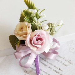 Wedding Bridesmaid Wrist Flowers Bracelet Brides Hand Fake for Wedding Supply