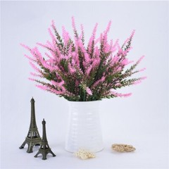 4pcs Artificial Lavender Plants Fake Flower Decorate Wedding Party Autumn Vibes