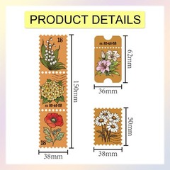 GLOBLELAND Flowers Stamps Clear Stamp and Cutting Dies Set for Card Making Tulip