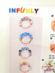 4 Crown DIY Flower Crowns Making Kit Handmade Floral Supplies included-NEW