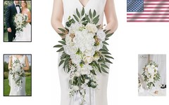 Luxurious Silk Flower Bouquet for Weddings – Versatile Decor for Special Events