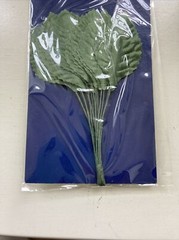 MODERN ROMANCE Stems Pearl Beads & Leaves Spray Wedding Flower Bouquet Boutineer