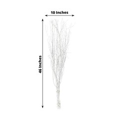 6 White Extra Long 46″ Birch Tree Branches Vase Fillers FLOWERS STEMS Wedding