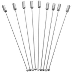 20PCS Pin Stick Metal Safety Brooch Pin Collar Clip Pin Clutches Stick Brooches