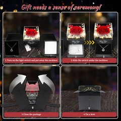 Preserved Purple Real Rose-Eternal Flowers Rose Gifts for Mom