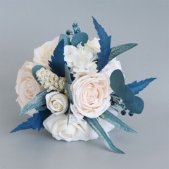 Champagne Rose Bouquets for Bride Bridesmaid Holding Flowers