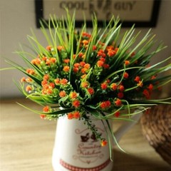 US 4pcs Artificial Flowers Plastic Baby’s Breath Floral Wedding/Home Decorate