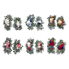 Wedding Arch Flowers Home Decor Decorative Artificial Flower Swag Set Pack of 2