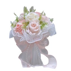 Bridal Bouquet Artificial Silk Flower Arrangement for Wedding and Formal Event