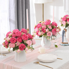 2 Packs Peonies Artificial Flowers, Mixed Pink Artificial Peonies, Silk Peonies