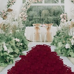 500 Dark Red Rose Petals – Lightweight, Reusable, and Stylish Decor Solution