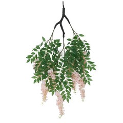 55″ BLUSH Silk Wisteria Vine Hanging Artificial FLOWER Chandelier Party