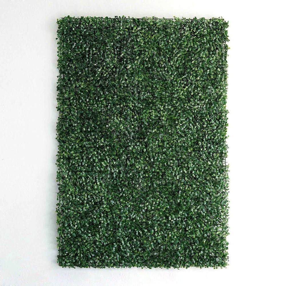 22 sq ft Artificial Faux Foliage Green Large Leaves 11 UV Protected Wall Mat