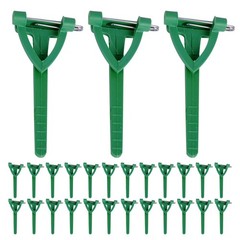180Pcs Reusable Plastic Boutonniere Holder Pins for Wedding Corsage Dark Green